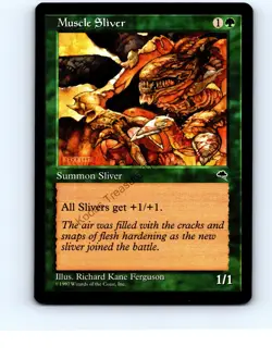 Muscle Sliver #238 Green Common Tempest MTG NP NM/NM+ - Image 1
