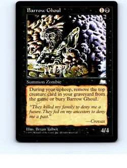 Barrow Ghoul Black [x2] Common Weatherlight MTG NP NM/NM+ - Image 1