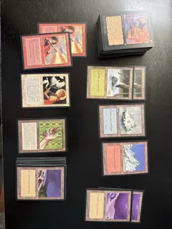 MTG Ice Age Lot Of 115 NM/LP Jeweled Amulet, Snow Covered Lands And More - Image 1