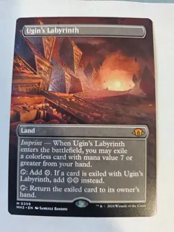 MTG - Ugin's Labyrinth Borderless - Modern Horizons 3 - Image 1