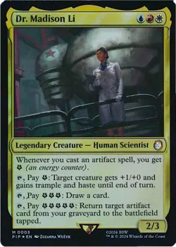 Dr. Madison Li (Foil) Universes Beyond: Fallout Mint MTG Card - Image 1