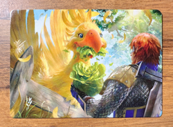 Magic MTG Final Fantasy Gysahl Greens 10/53 Art Series Full Art *DAMAGED* - Image 1
