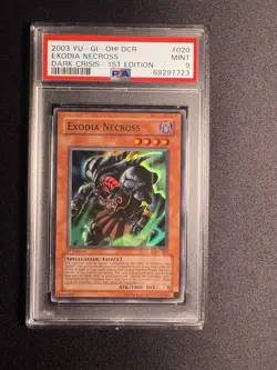 Exodia Necross 1st Edition Dark Crisis PSA 9 Yugioh Card - Image 1