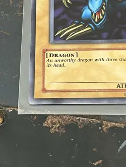 Tri-Horned Dragon - LOB-000 - Secret Rare - Unlimited 2002 • NM / MINT - Image 3