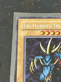 Tri-Horned Dragon - LOB-000 - Secret Rare - Unlimited 2002 • NM / MINT - Image 4
