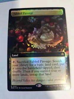 MTG - Fabled Passage Extended Art FOIL - Bloomburrow - Image 1