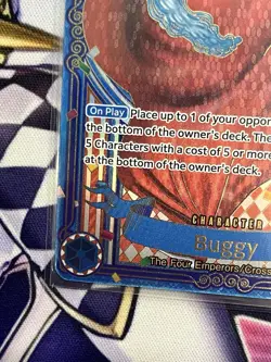 One Piece TCG Azure Sea's Seven OP09-051- Buggy GOLD SP - Image 5