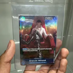 Dracule Mihawk OP01-070 PRE-ERRATA (Alternate Art) One Piece CCG FOIL - Image 1