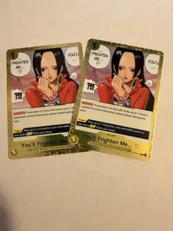 One Piece OP14-118 Boa Hancock Card - Rare Foil You’ll Frighten Me CCG 2026 - Image 1