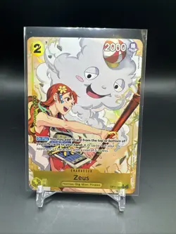 Zeus (Alternate Art) OP11-106 A Fist of Divine Speed - Image 1