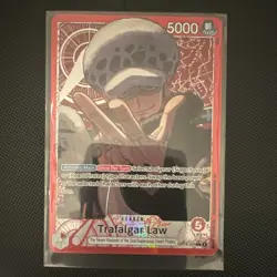 Trafalgar Law One Piece CCG Leader Card OP14-001 5000 Power English - Image 1