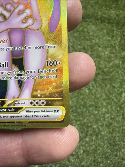 Pokemon Destined Rivals Mewtwo EX Team Rockets Hyper Rare Card 240/182 - Image 2