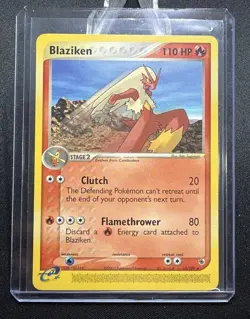 Blaziken Ruby and Sapphire 15/109 e-Reader Pokemon Card (NM) - Image 3