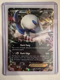 Pokemon TCG XY Promos - Absol EX #XY62 - Holo Black Star Promo Card - Image 1