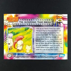 The Nefarious Team Rocket 12 - Topps Series Chrome Foil - Pokemon Card - Image 2