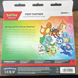 Pokemon TCG First Partner Illustration Collection Series 1 Box 9 Cards 2021 - Image 2