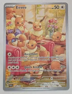 Eevee Twilight Masquerade Illustration Rare Collectible Card 188/167 NM - Image 1