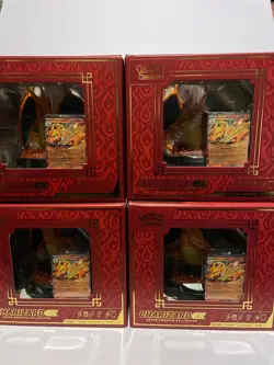 Lot of 4: Pokemon TCG: Charizard ex Super Premium Collection - Image 1
