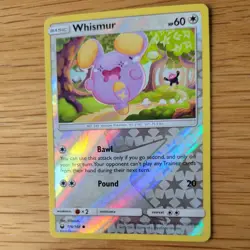 WHISMUR 116/168 POKEMON CARD (CELESTIAL STORM SET) REVERSE HOLO - Image 4