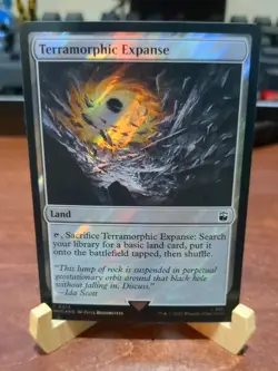 MTG: Terramorphic Expanse SURGE FOIL #913, NM Universes Beyond: Doctor Who Card! - Image 1