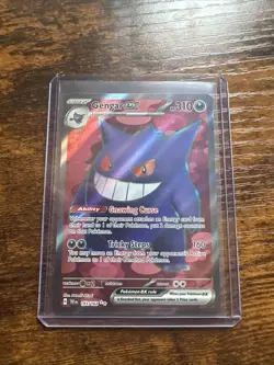 Pokemon TCG Gengar EX Temporal Forces Ultra Rare Card 193/162 Scarlet & Violet - Image 1