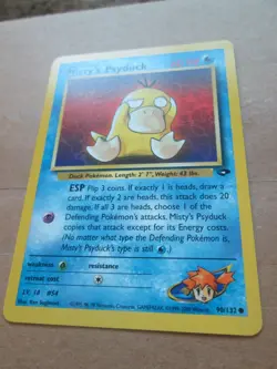 Misty's Psyduck - 90/132 - Common WOTC TCG—Gym Challenge Set Pokemon Card - Image 5