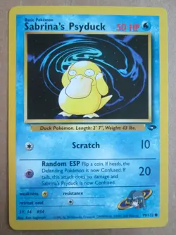 Sabrina's Psyduck - 99/132 - Common WOTC TCG—Gym Challenge Set Pokemon Card - Image 1