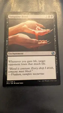 Sanguine Bond Iconic Masters Regular Magic Card - Image 1