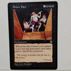 MTG -- STRONGHOLD --- GRAVE PACT --- NM - Image 1