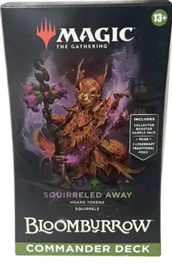 Magic The Gathering Bloomburrow Commander Deck - Squirreled Away Sealed New - Image 1