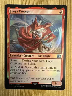 Freya Crescent FOIL Final Fantasy MTG NM - Image 1