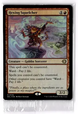Hexing Squelcher 145 Lorwyn Eclipsed Foil NM SEALED - Image 1