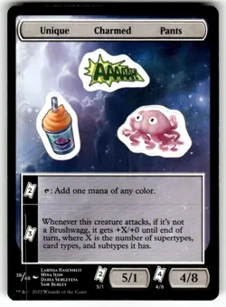 Unglued Pea-Brained Dinosaur Unfinity Regular MTG - Image 1