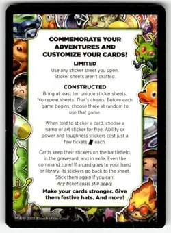 Unglued Pea-Brained Dinosaur Unfinity Regular MTG - Image 2