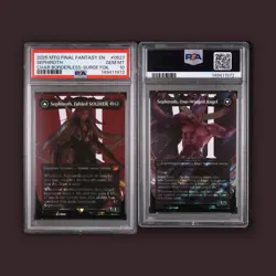 MTG Final Fantasy Sephiroth #0527 Borderless Surge Foil PSA 10 - Image 1