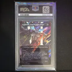 MTG Final Fantasy Sephiroth #0527 Borderless Surge Foil PSA 10 - Image 3