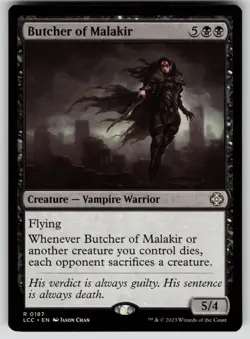Butcher of Malakir Normal R Commander: The Lost Caverns of Ixalan 187 NM - Image 1