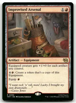 Improvised Arsenal MTG Teenage Mutant Ninja Turtles 92 R NM - Image 1