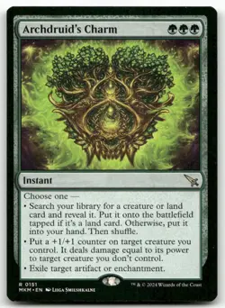 Archdruid's Charm MTG Murders at Karlov Manor 151 R NM - Image 1