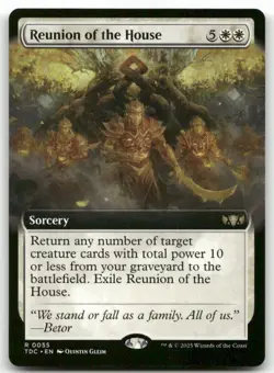Reunion of the House (Extended Art) #55 MTG Tarkir Dragonstorm TDC NM X1 - Image 1
