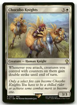 Chocobo Knights 12 MTG Commander: FINAL FANTASY R NM - Image 1