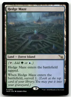 Hedge Maze MTG Murders at Karlov Manor 262 R NM - Image 1