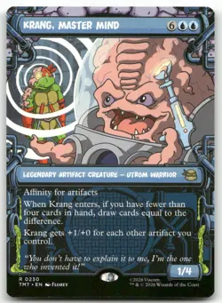 Krang Master Mind Showcase MTG Teenage Mutant Ninja Turtles 230 R NM - Image 1