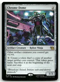 Chrome Dome MTG Teenage Mutant Ninja Turtles 172 R NM - Image 1
