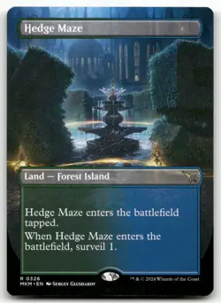 Hedge Maze (Borderless) MTG Murders at Karlov Manor 326 R NM - Image 1
