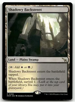 Shadowy Backstreet MTG Murders at Karlov Manor 268 R NM - Image 1