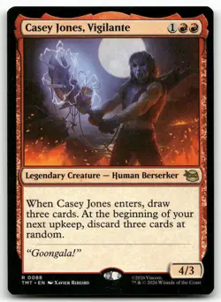 Casey Jones, Vigilante MTG Teenage Mutant Ninja Turtles 88 R NM - Image 1
