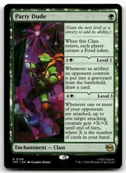 Party Dude MTG Teenage Mutant Ninja Turtles 128 R NM - Image 1