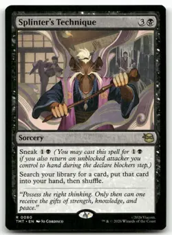 Splinter's Technique MTG Teenage Mutant Ninja Turtles 80 R NM - Image 1