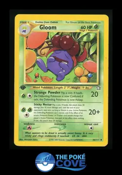 Gloom 36/111 | Neo Genesis 1st Edition | Pokemon Uncommon | HP - Image 1